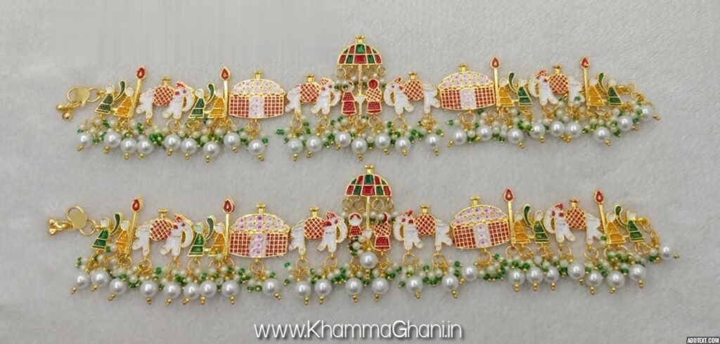 Punjabi bridal jewellery payal