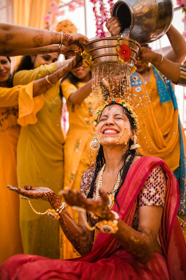 Indain wedding Haldi Ceremony