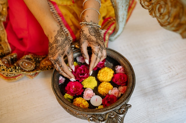 Indian wedding Bride Mehandi