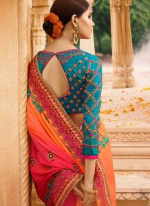 Embroidery Blouse & Saree
