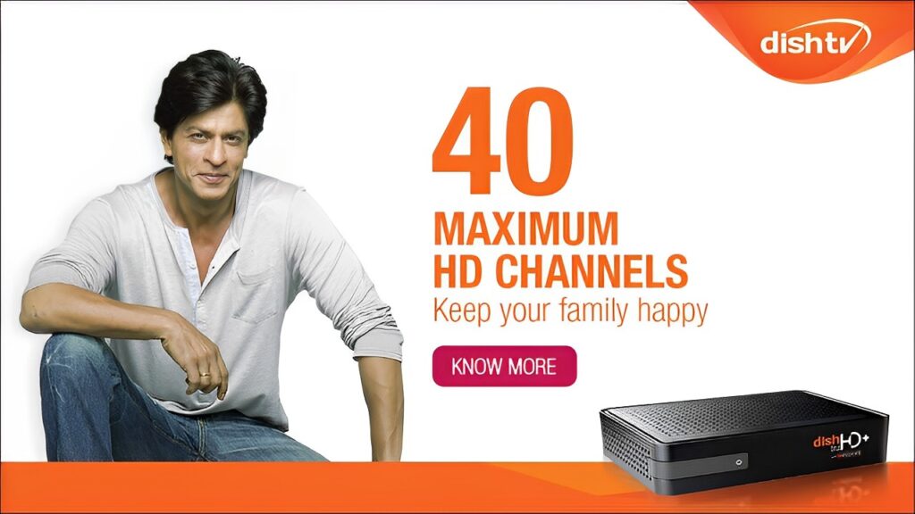 Bollywood Superstar SRK Brand Representative of Dish TV