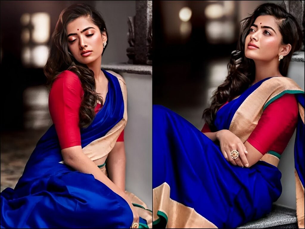 Rashmika Saree Photos HD