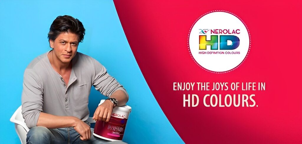 Shah Rukh Khan Brand Ambassador of Nerolac Paint