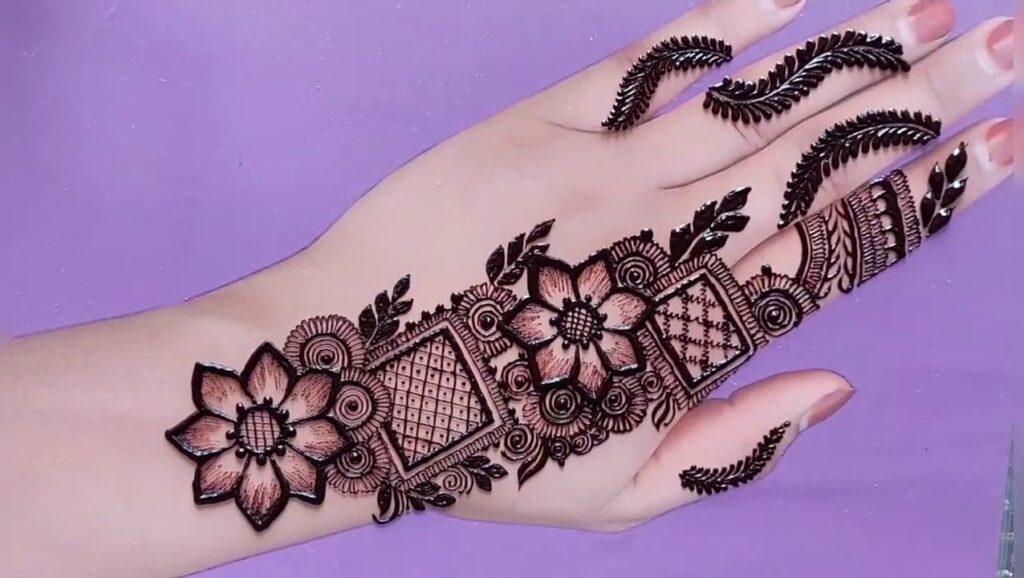 Simple mehndi designs for hands