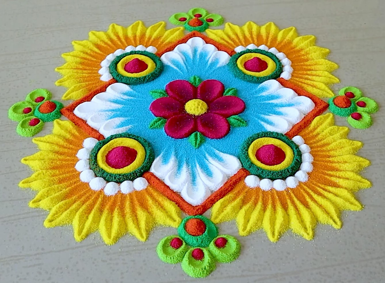 Simple Rangoli Design Ideas