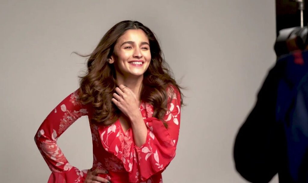 Alia Bhatt Skin Care Products Shoot