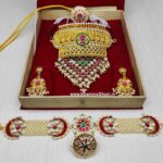 Bridal Artificial red aad jewellery