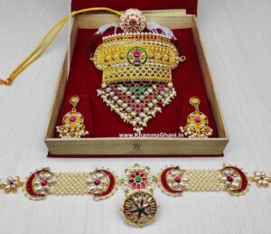 Bridal Artificial red aad jewellery