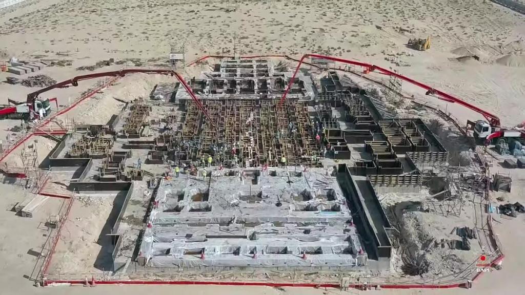 Abu Dhabi Temple Construction