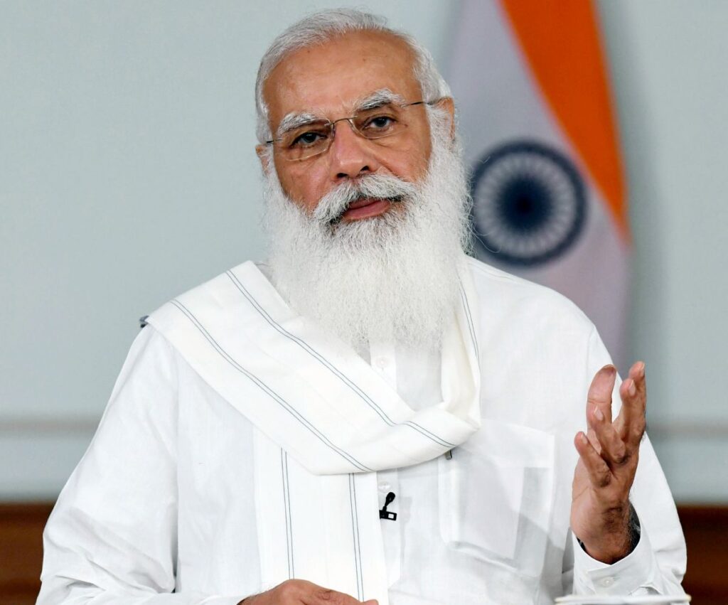 Modi beard long style like monk
