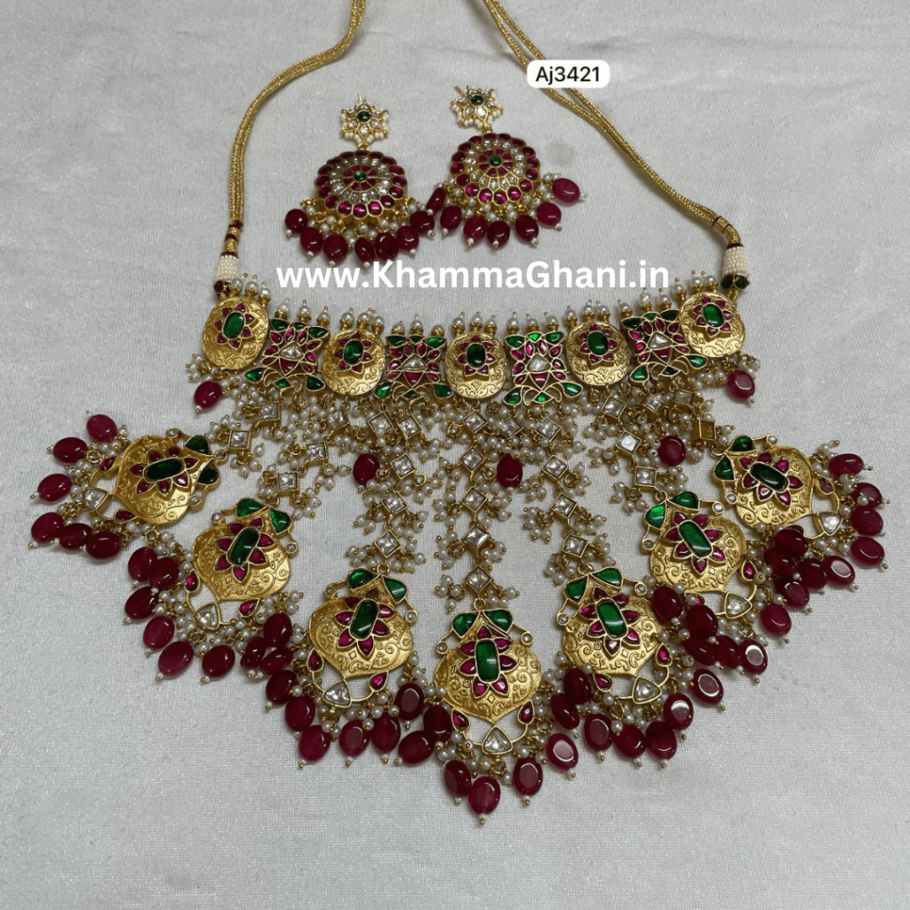 bollywood bridal look neckset